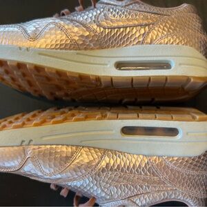 Nike Women's Rosegold Snakeskin Sneakers